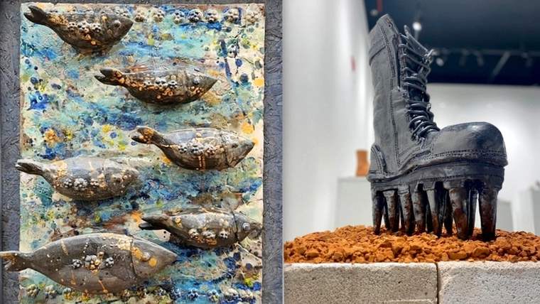 Noel Vernissage-2025 Uluslararası Sergi ve Yarışmasında 1'incilik ve 2'ncilik ÇOMÜ'nün - Birlik Haber Ajansı