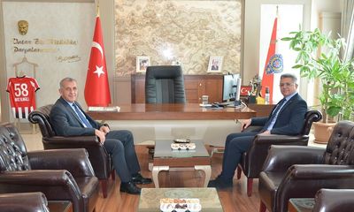 Sivas Aile ve Sosyal Hizmetler İl Müdürü'nden Emniyet Müdürü'ne Hayırlı Olsun Ziyareti