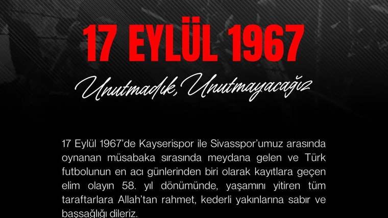 Sivasspor'un Kuruluş Yıl Dönümü Coşkuyla Kutlandı