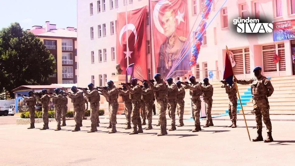 Sivas'ta Jandarma 185. Yılını Coşkuyla Kutladı