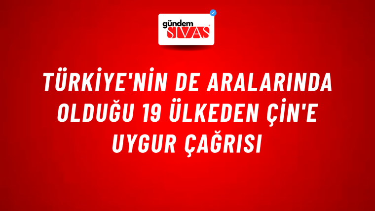 Türkiye'nin de aralarında olduğu 19 ülkeden Çin'e Uygur çağrısı