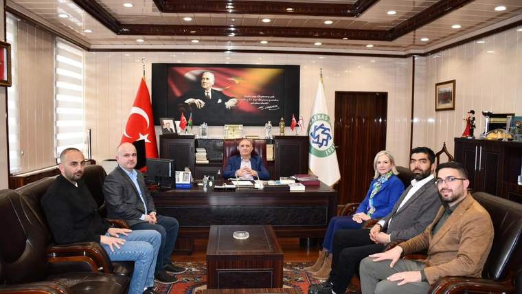 Kızılay Kars Şubesi'nden KAÜ Rektörü Kapu'ya ziyaret - Birlik Haber Ajansı