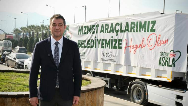 Giresun Belediyesi araç filosunu büyüttü - Birlik Haber Ajansı