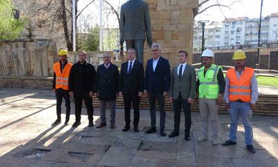 60 Yıllık Sivas Atatürk Anıtı Sarı Mermerlerle Yenileniyor