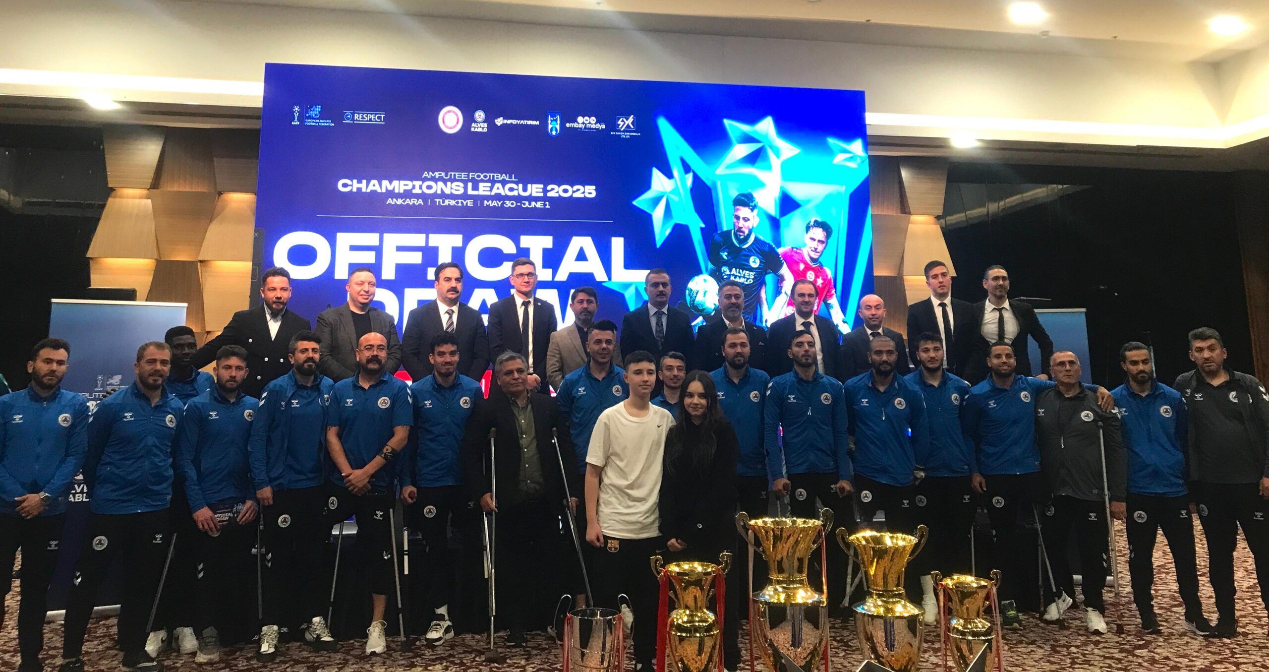 Ampute Futbol Şampiyonlar Ligi'nde Avrupa heyecanı: Kura çekimi Ankara'da yapıldı - Birlik Haber Ajansı