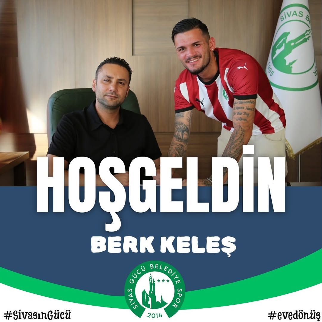 Sivas Belediyespor, Yerel Yetenek Berk Keleş'i Kadrosuna Kaptı