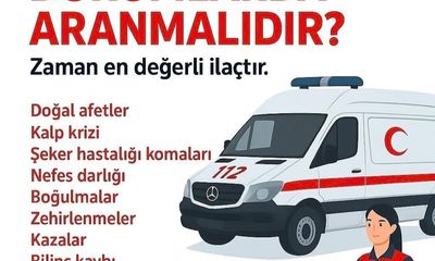 Sivas İl Sağlık Müdürlüğü'nden Kritik Uyarı: 112 Acil Çağrı Hattı Ne Zaman Aranmalı?