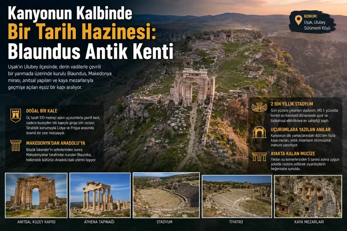 Blaundus Antik Kenti Yeniden İlgi Odağı.