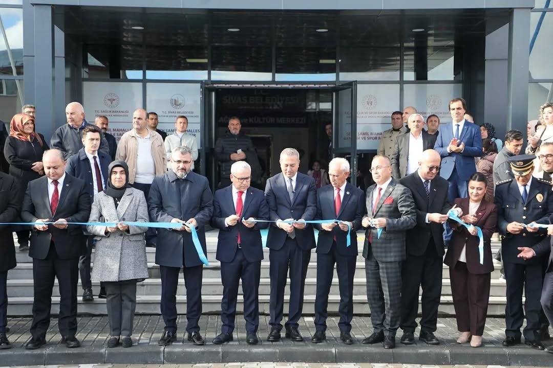 Sivas'a Yeni Yaşam Merkezi: Şeyh Şamil Sağlık, Kültür ve Spor Merkezi Hizmete Açıldı