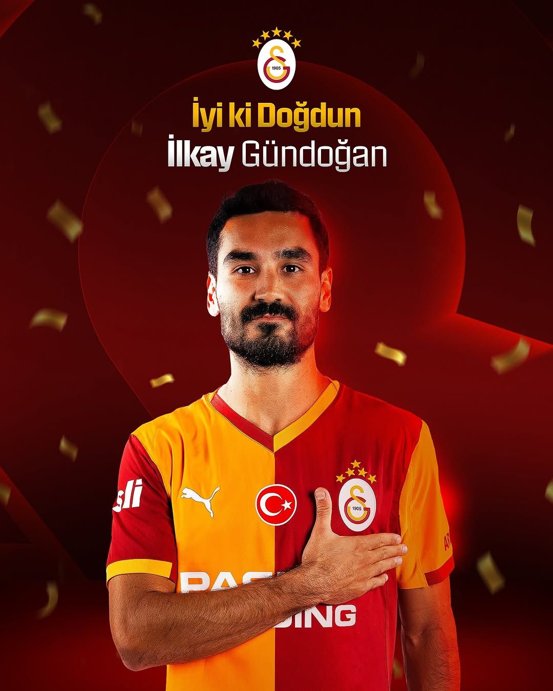 Galatasaray'ın Yıldızı İlkay Gündoğan Bugün Doğum Gününü Kutluyor