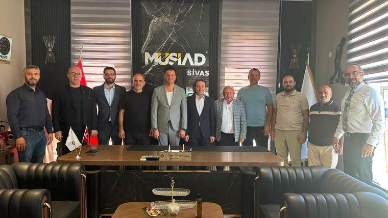 MÜSİAD Makine Sektör Kurulu Heyeti Sivas’ta Sanayi ve Yatırım İmkânlarını İnceledi