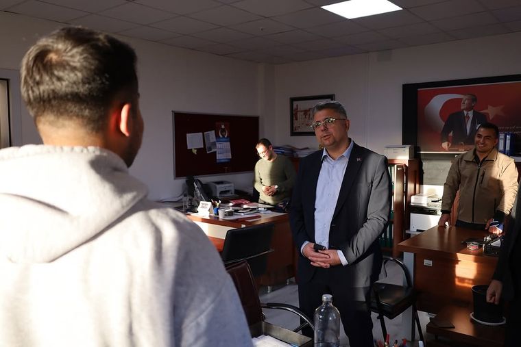 Sivas Aile ve Sosyal Hizmetler İl Müdürü Kırmızıtaş, ÇEKOM'u Ziyaret Etti