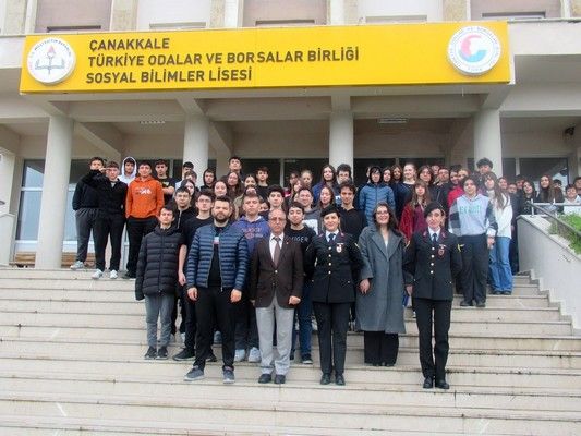 Çanakkale jandarmasından lise öğrencilerine eğitim - Birlik Haber Ajansı