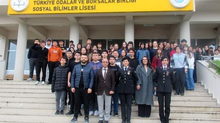 Çanakkale jandarmasından lise öğrencilerine eğitim - Birlik Haber Ajansı