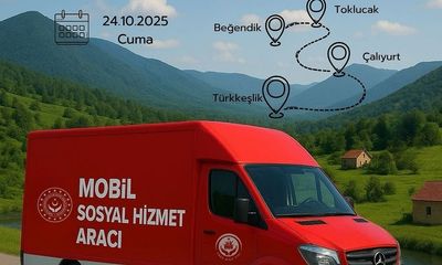 Sivas Mobil Sosyal Hizmet Aracı Dört Köyde Vatandaşlarla Buluşuyor
