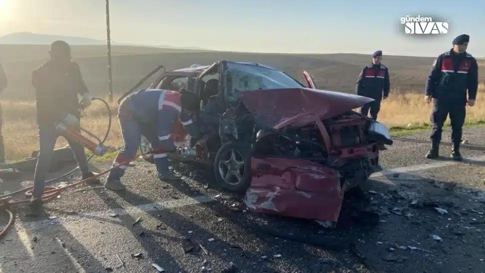 Sivas'ta Trafik Kazası Ölümle Sonuçlandı