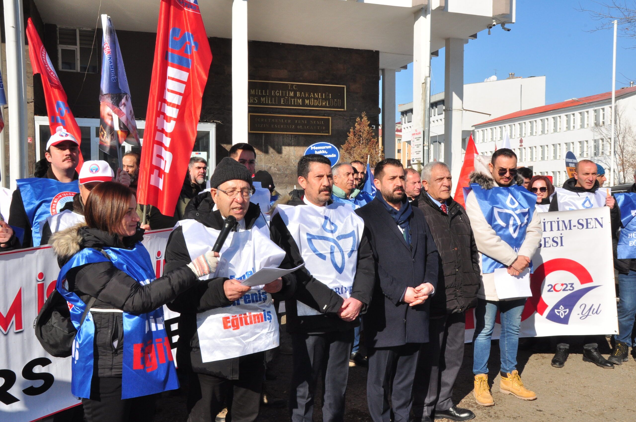 Kars Birleşik Kamu-İş: "Eşit işe eşit ücret talebimizden asla vazgeçmeyeceğiz!" - Birlik Haber Ajansı