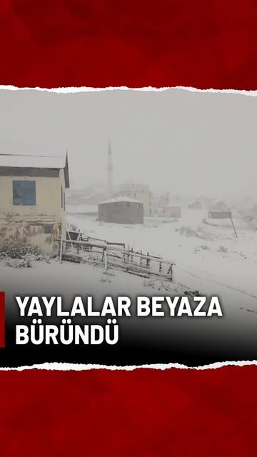 Doğu Karadeniz'de Şiddetli Yağış Kar Yağışına Dönüştü