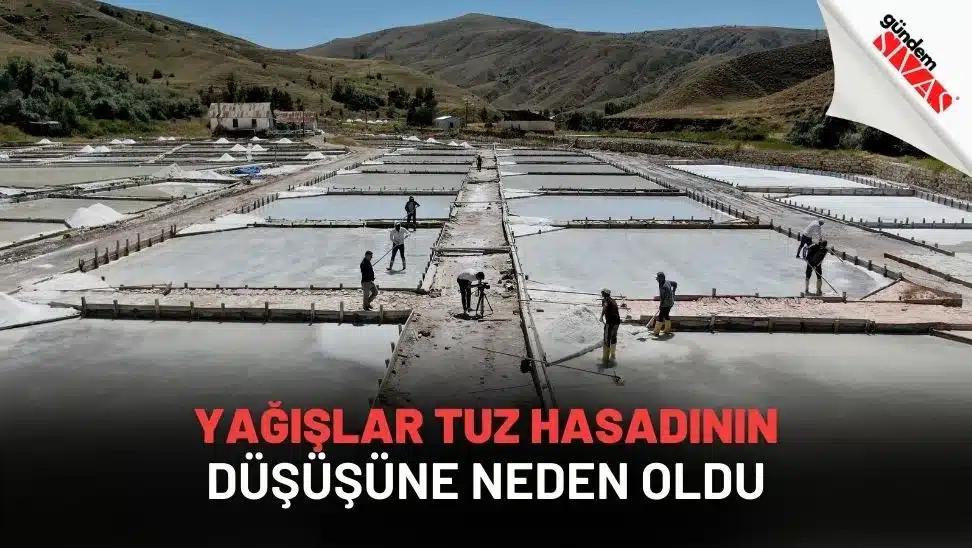 Yağışlar Tuz Hasadının, Düşüşüne Neden Oldu