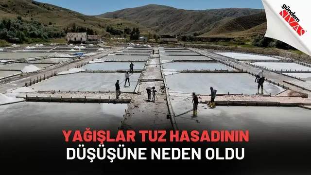 Yağışlar Tuz Hasadının, Düşüşüne Neden Oldu