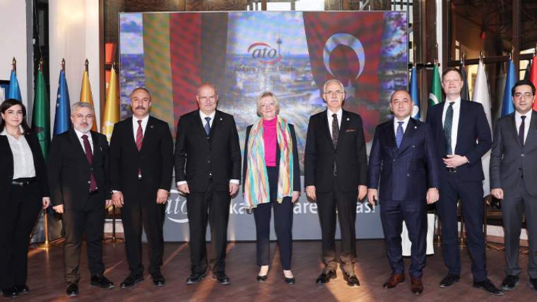 Almanya Büyükelçisi Sorg, ATO Başkanı Baran'ı ziyaret etti - Birlik Haber Ajansı
