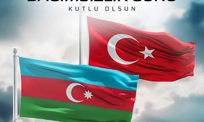 Beşiktaş'tan Azerbaycan'ın Bağılasızlık Günü'ne Anlamlı Mesaj