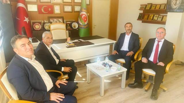 Sivas İl Tarım Orman Müdürü Salih İnan Gölova Ziraat Odasını Ziyaret Etti