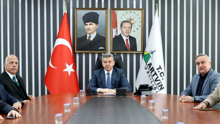 Artvin Ticaret Borsası’ndan Vali Ergün’e ziyaret - Birlik Haber Ajansı