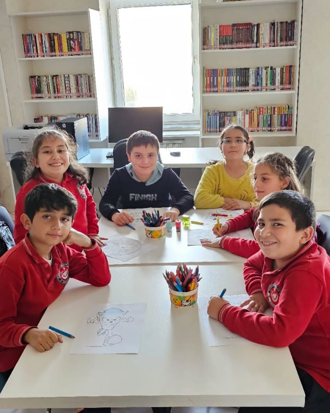Doğanşar'da Çocuklar Kütüphanede Hem Eğlendi Hem Öğrendi