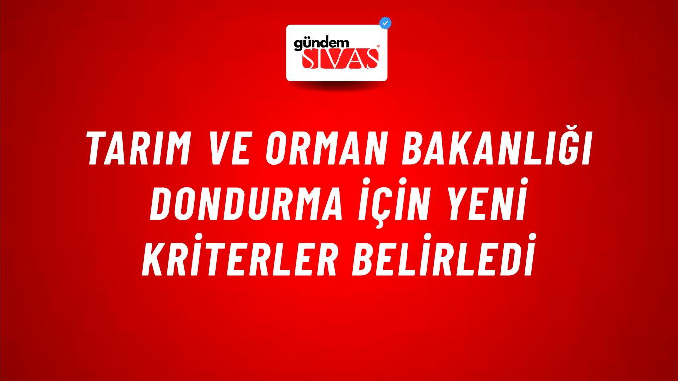 Tarım ve Orman Bakanlığı dondurma için yeni kriterler belirledi