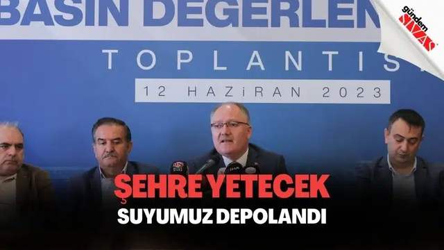 Başkan Bilgin: "Şehre Yetecek Suyumuz Depolandı"