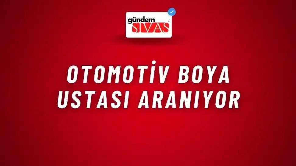 Otomotiv Boya Ustası Aranıyor