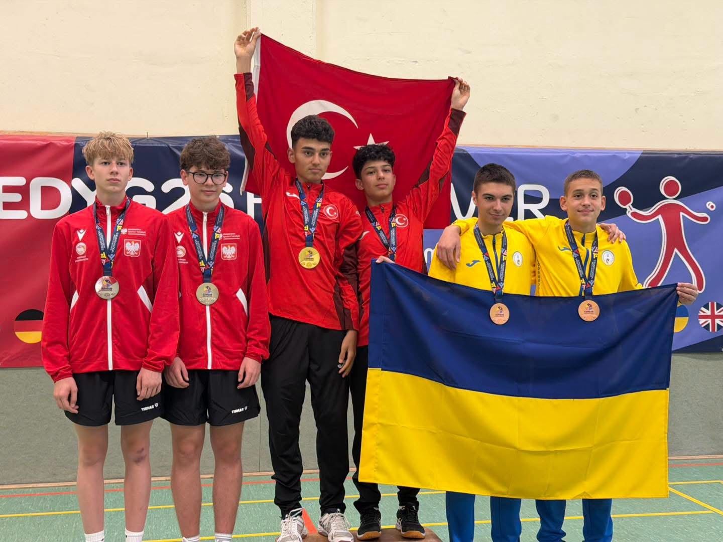 Sivaslı milli sporcu Ebubekir İnce Avrupa’dan 3 madalya aldı
