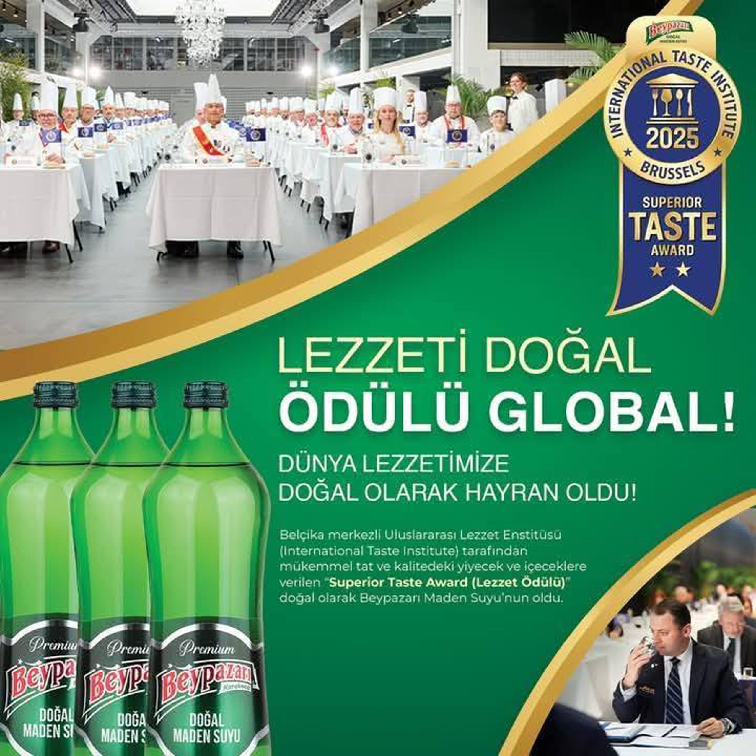 Beypazarı Doğal Maden Suyuna Avrupa'dan büyük ödül - Birlik Haber Ajansı