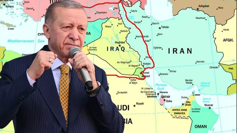 Cumhurbaşkanı Erdoğan'a İsrail'in "Vadedilmiş topraklar" haritası soruldu