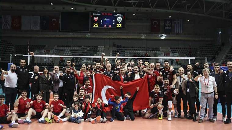 Spor Toto voleybol takımı, CEV Challenge Kupasında yarı finalde - Birlik Haber Ajansı