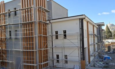 Beypazarı İlçe Sağlık Müdürlüğü binası çalışmaları sürüyor - Birlik Haber Ajansı