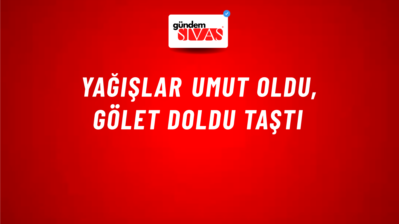 Yağışlar Umut Oldu, Gölet Doldu Taştı