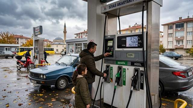 Sivas'ta Benzin ve Motorin Ne Kadar Oldu?