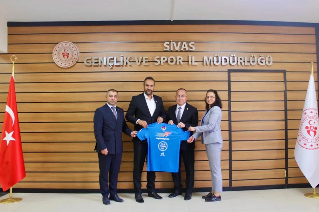 TED Sivas Koleji Yöneticilerinden Gençlik ve Spor İl Müdürlüğü'ne Ziyaret