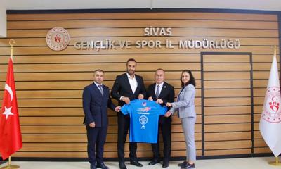 TED Sivas Koleji Yöneticilerinden Gençlik ve Spor İl Müdürlüğü'ne Ziyaret