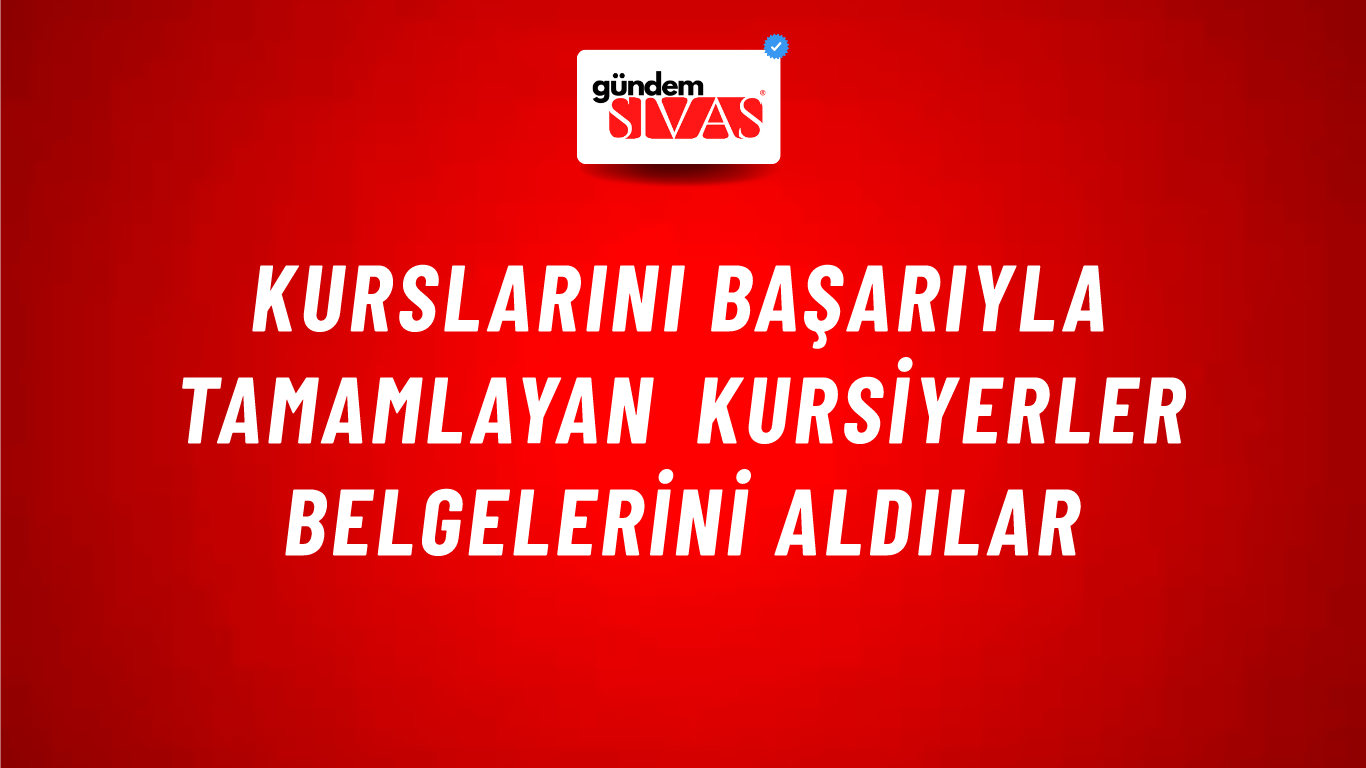 Kurslarını Başarıyla Tamamlayan Kursiyerler Belgelerini Aldılar