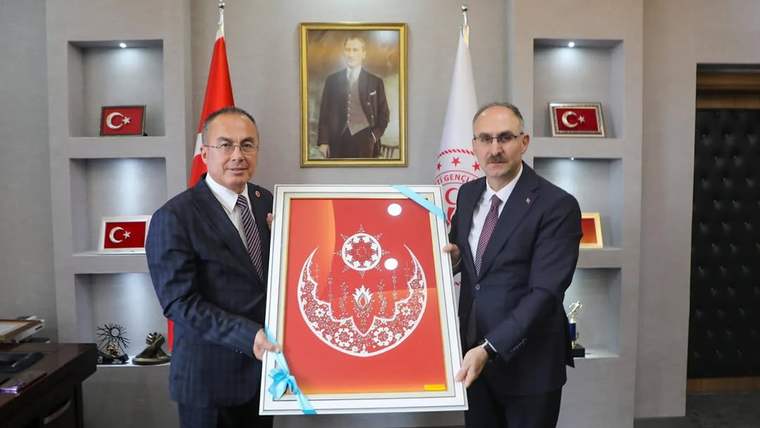 Sivas Gençlik ve Spor İl Müdürlüğü'ne Üst Düzey Ziyaret
