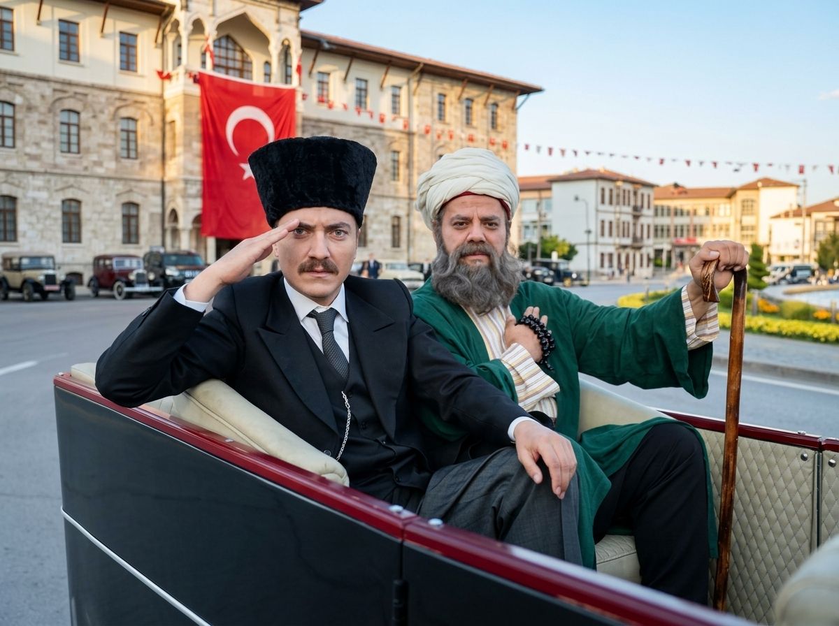 Atatürk’ün Sivas’a Gelişi Temsili Olarak Canlandırıldı