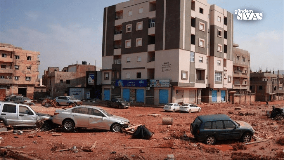 Sivas AFAD Ekibi Libya'ya Yardım Elini Uzattı