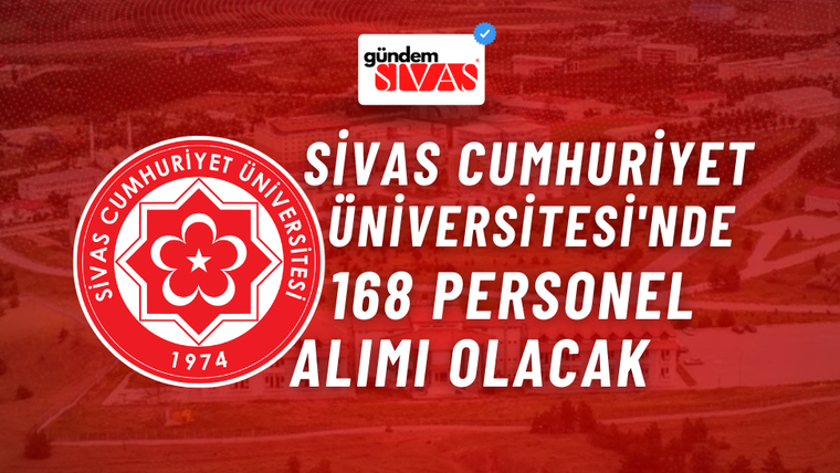 Sivas Cumhuriyet Üniversitesi logosu ve arka planda üniversite kampüsü görünmekte.