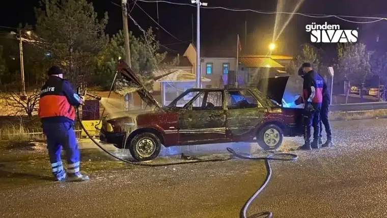 Ceza Yiyeceğini Öğrendi, Otomobilini Ateşe Verdi