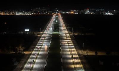 Sivas Recep Tayyip Erdoğan Bulvarı Gece Görüntüsüyle Büyülüyor