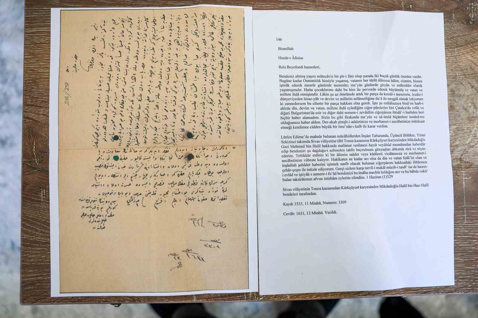 113 Yıl Sonra Mektubu Ailesine Ulaştı