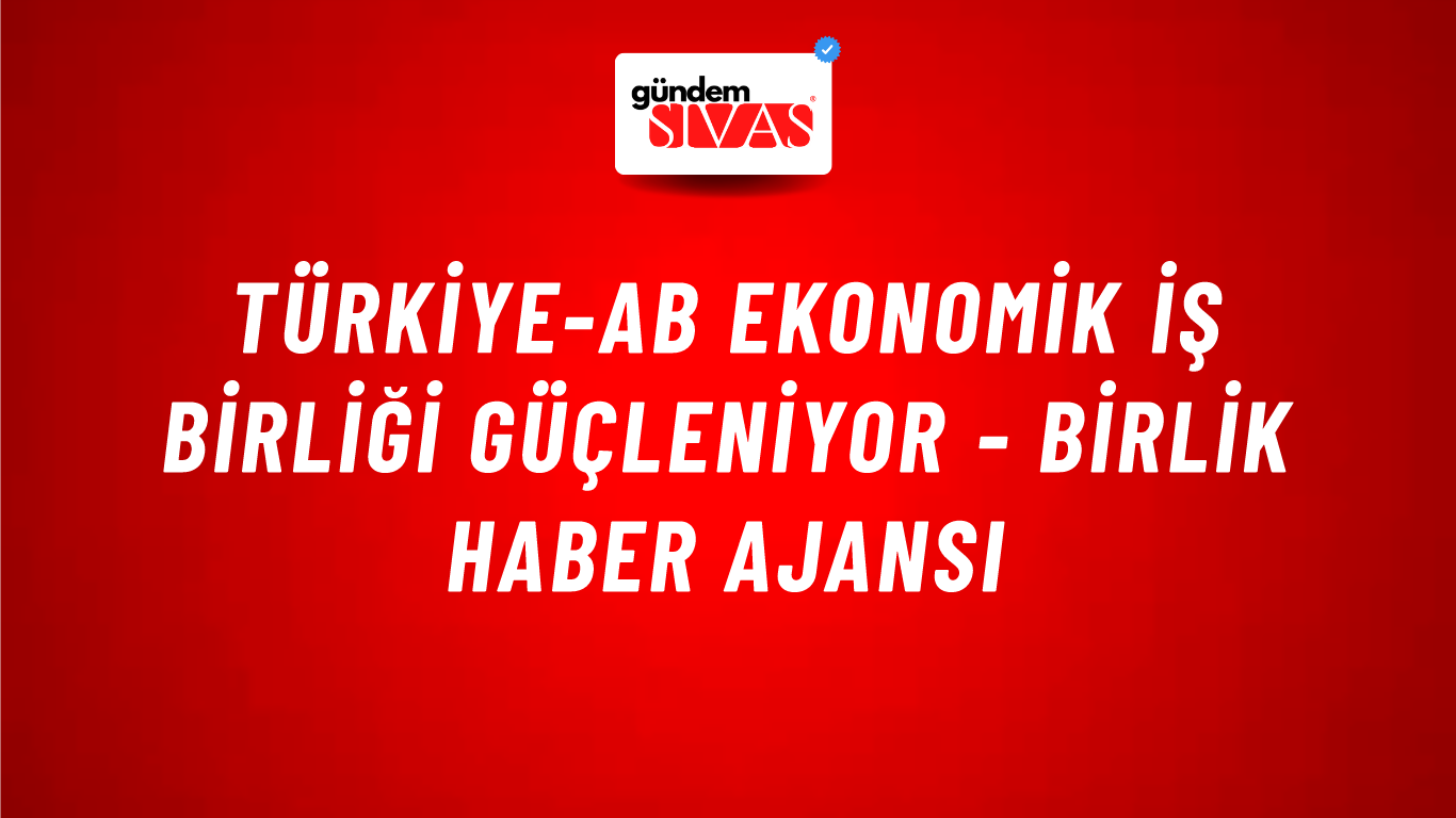 Türkiye-AB ekonomik iş birliği güçleniyor - Birlik Haber Ajansı